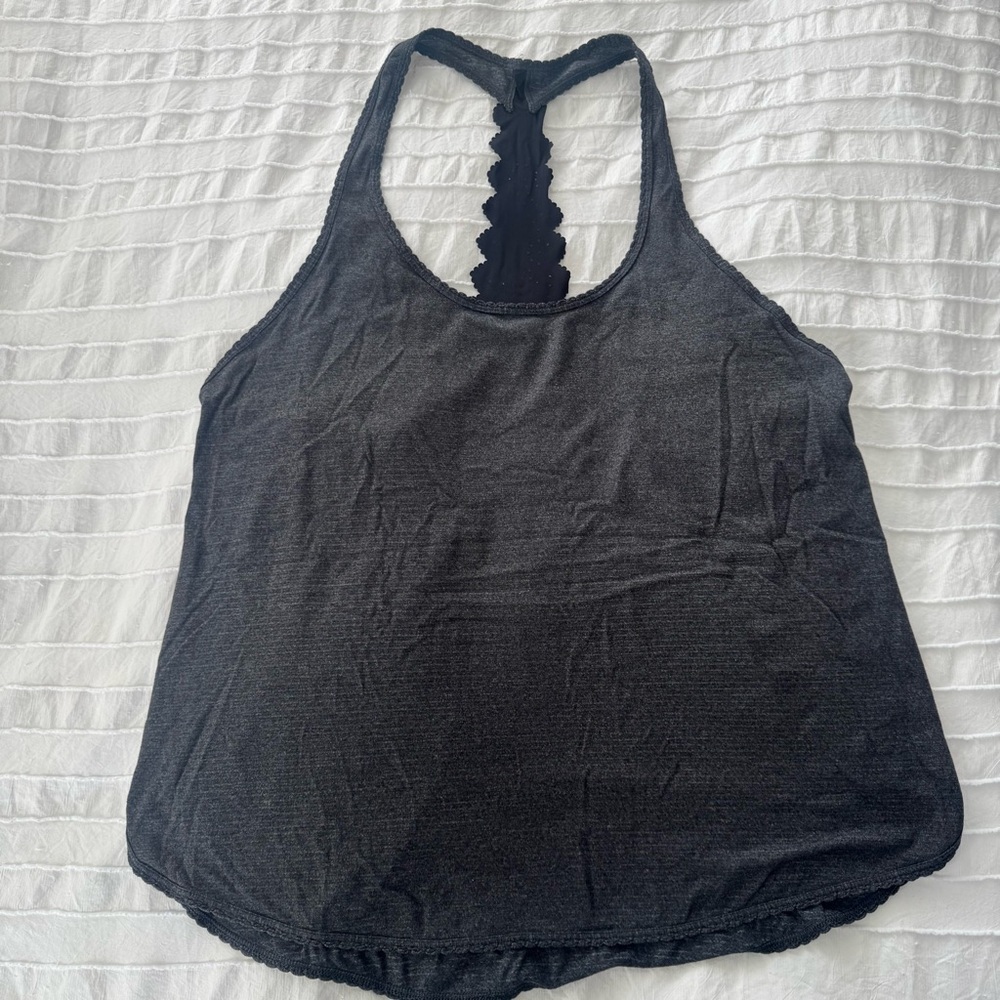 EEEUC Women's Black Racerback Top